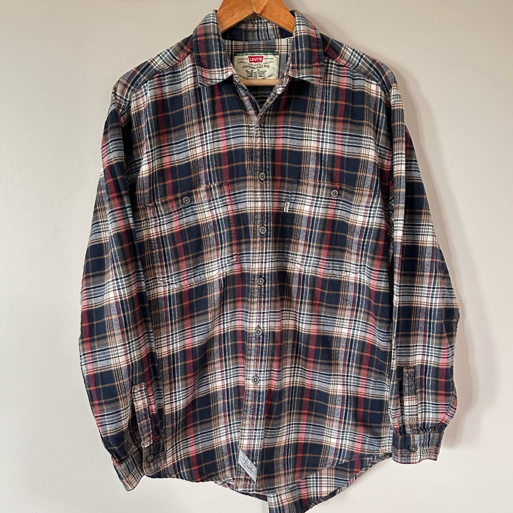 Levi's Vintage Plaid Shirt - Red and Blue